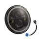 thumbnail image 1 of Faros LED de 7 pulgadas para Jeep Wrangler y otros vehículos, color negro, resistente al agua IP67, 150W, 10000LM, temperatura de color 3000K-6000K, vida útil de 50,000+ horas, compatible con, 1 of 6