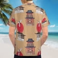 thumbnail image 6 of High Quality Hawaiian Shirts for Men Short Sleeve Aloha Beach Shirt Floral Summer Casual Button Down Shirts Blouses AJMULL, 6 of 7