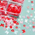 thumbnail image 2 of 3D Heart Nail Glitters for Valentine's Day Nail Stickers Love Heart Nail Sequins Glitter Decals Nail Design for Women Manicure Valentine's Romantic Na, 2 of 4