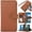 Brown, variant on for Motorola Moto G (2026) Leather Phone Case Wallet Zipper Pouch Lady Classic Diamond Quilted Folio Flip Cover Kickstand, Multiple Card Slot Cash Holder, Magnetic Closure, Wrist Strap