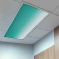 thumbnail image 2 of 2 Pack Cyan Turquoise Fluorescent Light Covers for Ceiling Lights Gradient Magnetic Ceiling Light Covers Overhead Light Filters for Office Classroom Home, 2 of 9