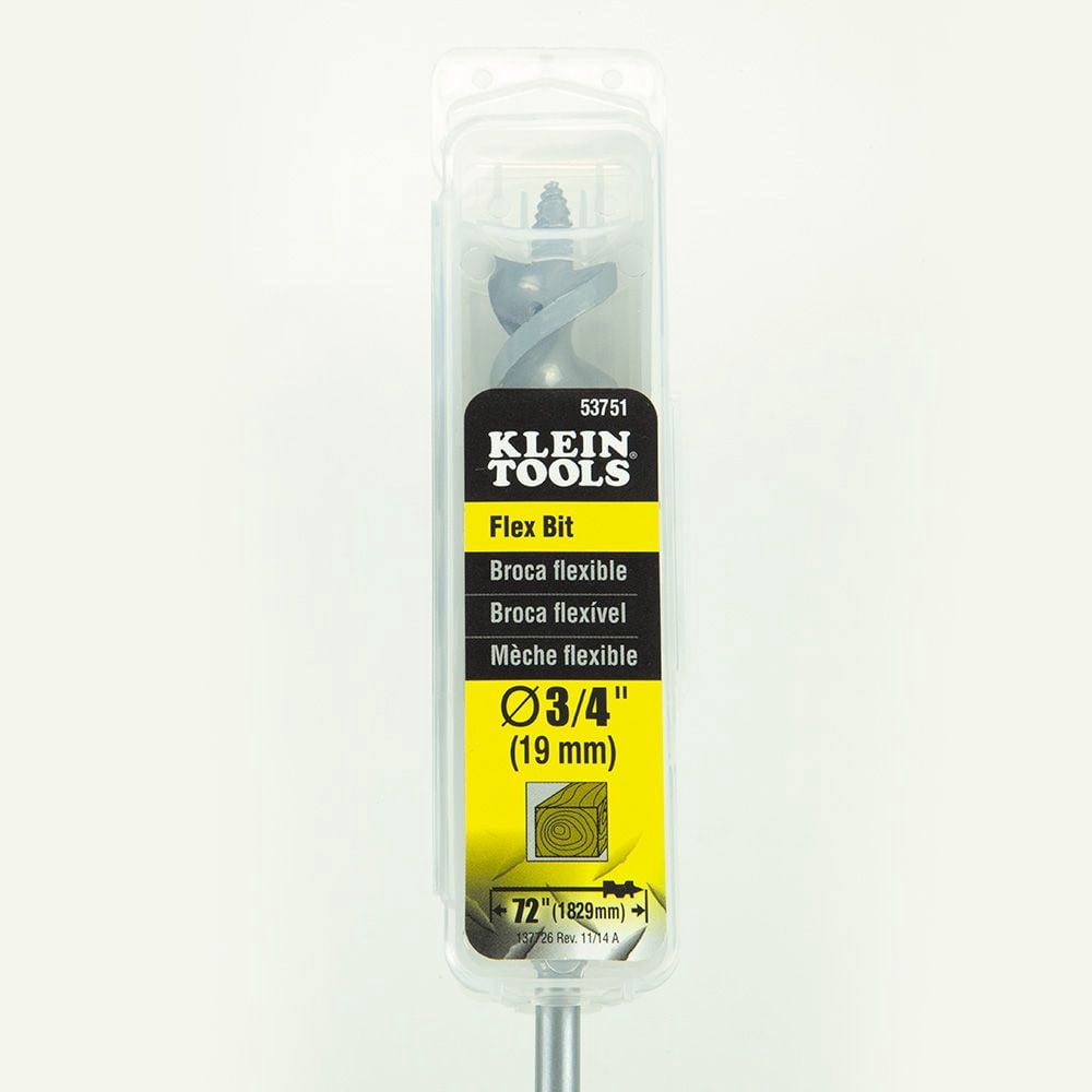 Klein Tools Flex Bit Auger 3/4In X 72In