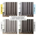 thumbnail image 3 of KeLiang Faux Linen Room Darkening Curtains - 84 Inches Long Luxury Linen Curtains for Bedroom & Living Room (1 Panel), 50W X 84L, Mink, 3 of 9