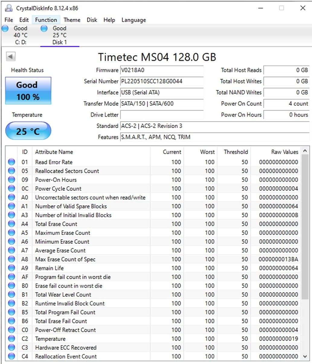 Timetec 128GB SSD 3D and TLC SATA III 6Gb/S M.2 2280 NGFF 64TBW Velocidad de Lectura de hasta 500MB/S SLC Caché Mejora el Rendimiento Unidad Interna de Estado Sólido para Computadora Portátil y de Escritorio (128GB)