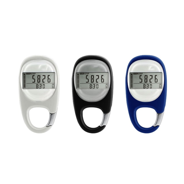 BotaniNest Pedometer For Walking Accurate Step With Carabiner 3D Step Counter For Seniors
