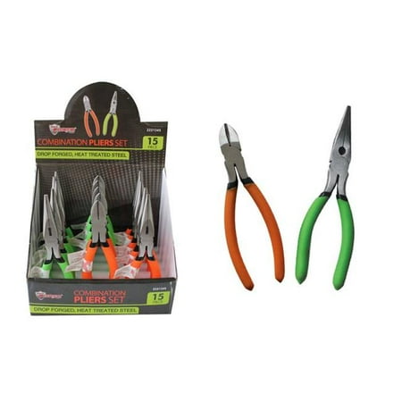 

DDI 2325058 8 Diagonal & Long Nose Pliers Case of 15