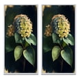 thumbnail image 2 of Designart "Blue Retro Hydrangea in Full Bloom I" Floral Framed Wall Art Set Of 2 - Traditional Blue Frame Gallery Set For Office Decor, 2 of 6