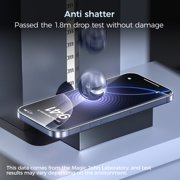 MAGIC JOHN 2 Pack Screen Protector for iPhone 14 Pro Max Tempered Glass HD Clear Screen Saver Shockproof Ease of Installation