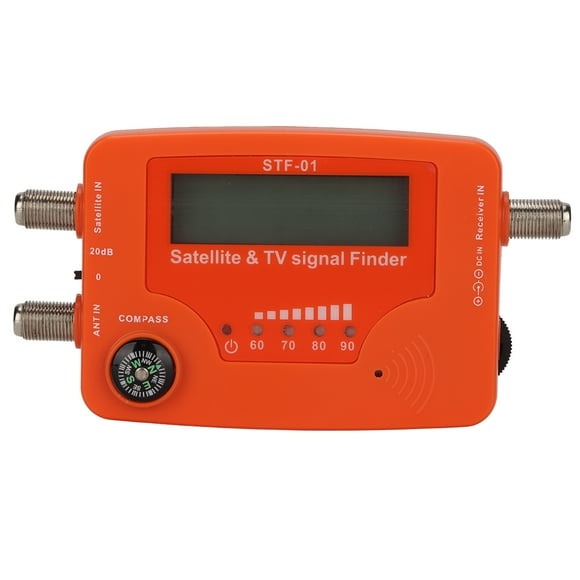 Buscador de Señales de TV Satelital, Detector de Señal de televisión de TV Digital de Ajuste MÁS RÁPIDO CONTROL DE BRÚJULAS PRECISO PARA LA MEDICIÓN DE LA SEÑAL