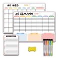 thumbnail image 5 of Lierteer Magnetic Dry Erase Monthly Weekly Calendar Kit Whiteboard for Refrigerator English version, 5 of 6