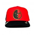 thumbnail image 2 of VAGO Style ELEGGUA Gorra Artesanal Roja Visera Curva, 2 of 5