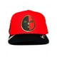 thumbnail image 2 of VAGO Style ELEGGUA Gorra Artesanal Roja Visera Curva, 2 of 5