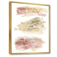 thumbnail image 3 of Designart 'Pink and Golden Abstract Clouds' Modern Framed Canvas Wall Art Print, 3 of 5