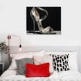thumbnail image 4 of GOSMITH Posters Modern Fashion Trend Female  Crystal High Heels with Red Wine Black And White Retro Posters Canvas Painting Posters And Prints Wall Art Pictures for Living Room Bedroom Decor, 4 of 4