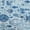 Blue, variant on oneOone Polyester Spandex Blue Fabric Asian Block Fish Fabric For Sewing Printed Craft Fabric By The Yard 56 Inch Wide
