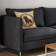 thumbnail image 3 of Boykin Spaniel and Flowers Throw Pillow, 3 of 7