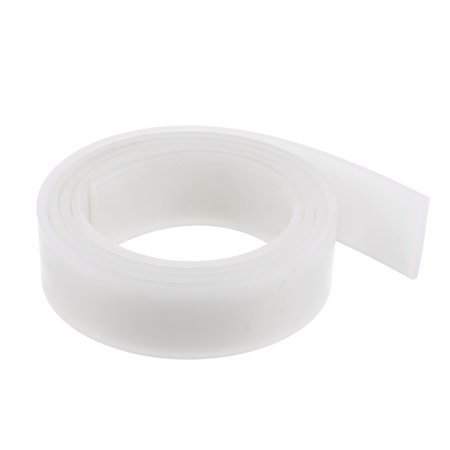 

Uxcell Flexible Solid Silicone Strip 0.98 x0.12 x3.28ft Rectangular No Adhesive Roll for Door White