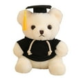 thumbnail image 2 of Oso De Peluche Graduado, Osito De Peluche Académico, Adorable Peluche Con Toga Y Birrete Doctoral, Regalo De Peluche Para Celebrar Logros, Cojín Decorativo, 2 of 8