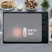 TFYZYY Extra Large Stove Cover Mat Silicone Heat Resistant Multi-Purpose Kitchen Drying Mat Non-Slip Gray for Food Preparation and Protection