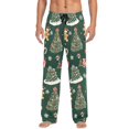 thumbnail image 7 of FORMRS Mens Pajama Pants with Pockets Sleepwear Lounge Bottoms Sizes S-2XL, Yellow Christmas Gingerbread, 7 of 7