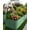 Green, variant on AOILE Outdoor Metal Raised Garden Bed, 2FT Deep Planter Box for Vegetables, Flowers, 350 Gal Capacity