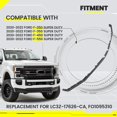 thumbnail image 2 of Panel deflector delantero inferior KUAFU para Ford F250 F350 F450 F550 Super Duty 2020-2022, 2 of 9