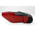thumbnail image 7 of Mens After Midnight Black Glossy Shinny Tassel Slip on Loafer Shoes 6934, 7 of 7