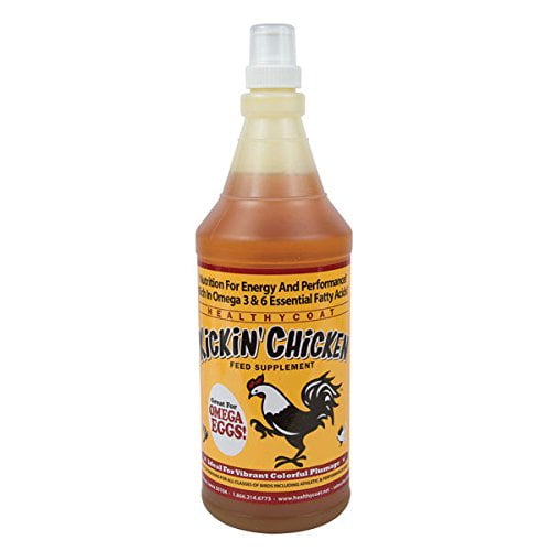 Kickin Chicken Poultry Feed Supplement Omega Fatty Acid Nutrition