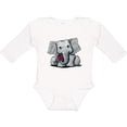 thumbnail image 3 of Inktastic KiniArt Elephant Boys or Girls Long Sleeve Baby Bodysuit, 3 of 5