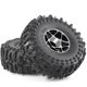 thumbnail image 5 of Juego de 4 Ruedas de Metal Beadlock de 63 mm y 1,0 Pulgadas para Coche RC Crawler TRX4M SCX24 AX24 FCX24 1/18 1/24, Piezas de Actualización Rojas, 5 of 5