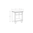 Better Homes & Gardens Crossmill Accent Table, Weathered Finish