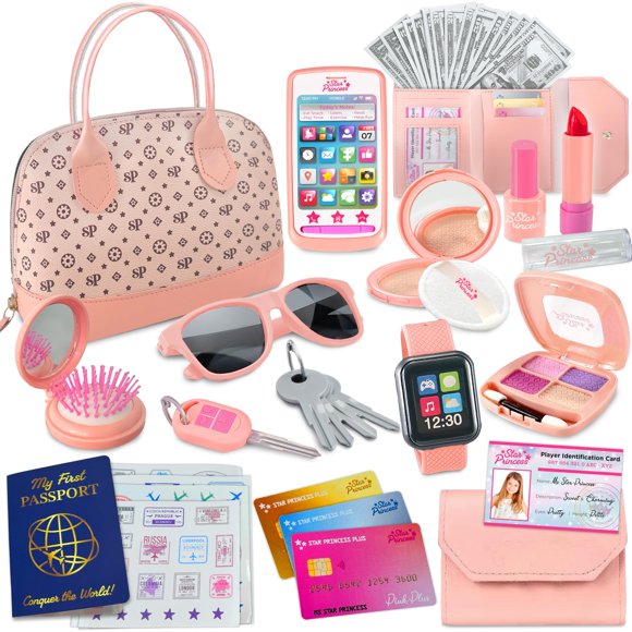 Set de monedero Star Princess con bolso y accesorios de simulación