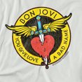 thumbnail image 3 of Bon Jovi Bad Name Dagger Women's Crew Sweatshirt, 3 of 6