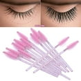 thumbnail image 4 of 300 Disposable Mascara Wands Spoolies Eye Lash Brush for Eyebrow/Eyelash Extension Pink, 4 of 8