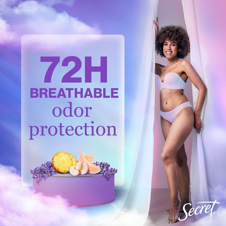 Secret Lavender Clear Gel Antiperspirant Deodorant for Women 2.6