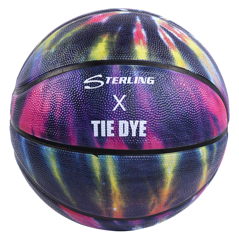 Sterling Athletics Dark Tie Dye Superior Grip Indoor and Outdoor Basketball, Size 7 Men's 29.5 In.
