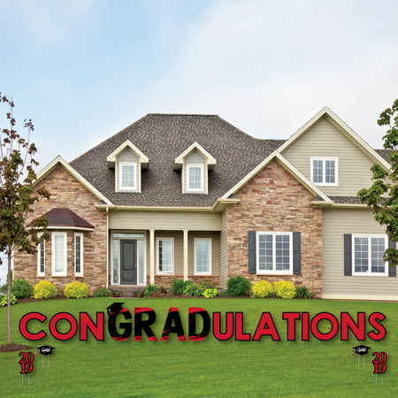 Red Grad - Best is Yet to Come - Yard Sign Outdoor Lawn Decorations - 2019 Graduation Yard Signs - (Best Home Shredder 2019)