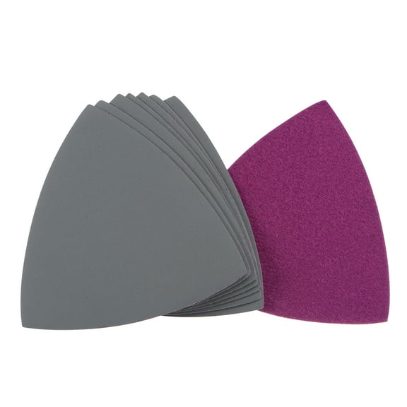 Triangular Sandpaper Hook and Loop Fit 3-1/2" Oscillating Multi-Tool Silicon Carbide for Wet/Dry 2000 Grit 8pcs