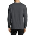 thumbnail image 2 of Hanes Men's and Big Men's ComfortSoft Long Sleeve Tee, Up to Size 3XL, 2 of 5