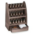 thumbnail image 3 of Wooden Essential Oils 4-Tier Holder High Capacity Nail polish Shelf,Brown, 3 of 5