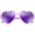 thumbnail image 3 of FEISEDY Polarized Heart Shaped Sunglasses Oversized Vintage Fashion Love Eyeglasses for Women UV400 B2337, 3 of 7