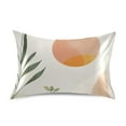 thumbnail image 7 of Yayeee Pillowcase Standard Size Set of 2 Satin Wrinkle Resistant Pillow Case, Art Plant, 7 of 7