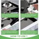 thumbnail image 2 of 1 rollo de cinta de sellado de PVC para baño, cocina, tira de calafateo, pegatinas de pared autoadhesivas impermeables, cintas de sellado a prueba de moho, 2 of 5