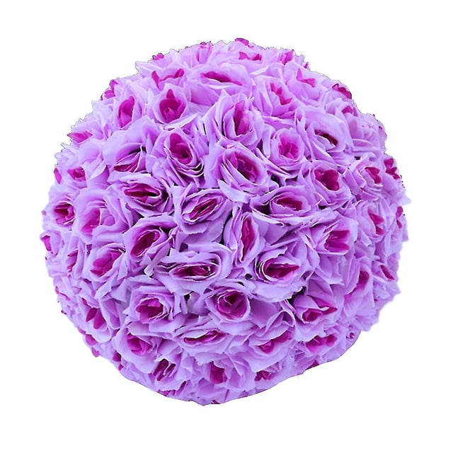 20 cm Artificial Rosa Flor de Seda Bola Colgante Decoración Del Banquete de Boda Centro de Mesa
