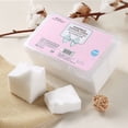 thumbnail image 2 of 1000pcs Delicate Water-saving Cotton Pad Cosmetic Makeup Disposable Non-woven Pads (White), 2 of 8