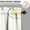 thumbnail image 5 of Abstract Colorful Geometric Kitchen Curtain Valance 3 Piece Set Farmhouse Kitchen Curtains and Valance Set Short Curtain Sink Window Decor 36 Inch Small Window Treatment Tier 275x36 Length, 5 of 6