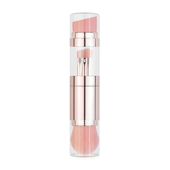 BPPEG Travel Kabuki Foundation Brush Retractable for Blush Bronzer Powder