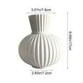 thumbnail image 3 of Generic Ceramic Vases in Nordic Style, Modern Vase Deco for Grass, Boho Deco for Windowsill, Vases Set in Black Matt, Flower Vase as Home Decoration for Fresh Flowers, 3 of 6
