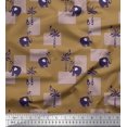 thumbnail image 1 of Soimoi Cotton Voile Fabric Bird,Coconut Tree & Elephant Kids Printed Craft Fabric by The Yard 42 Inch Wide, 1 of 1