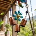 thumbnail image 4 of Metal Butterfly Wind Chimes, Vintage Iron Butterfies and Flower Hanging Decor Wind Chimes for Garden Patio Porch Yard Ornament, Housewarming Decor, Birthday, 4 of 7